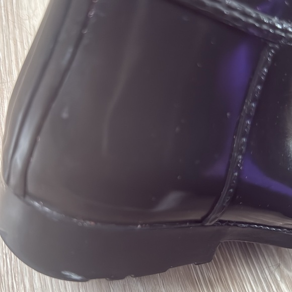 Michael Kors Waterproof Rubber Rain Boots Glossy Black Size 7 $150 Stylish - Picture 7 of 10